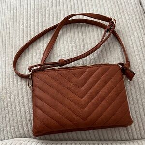 Elegant Brown Crossbody Bag